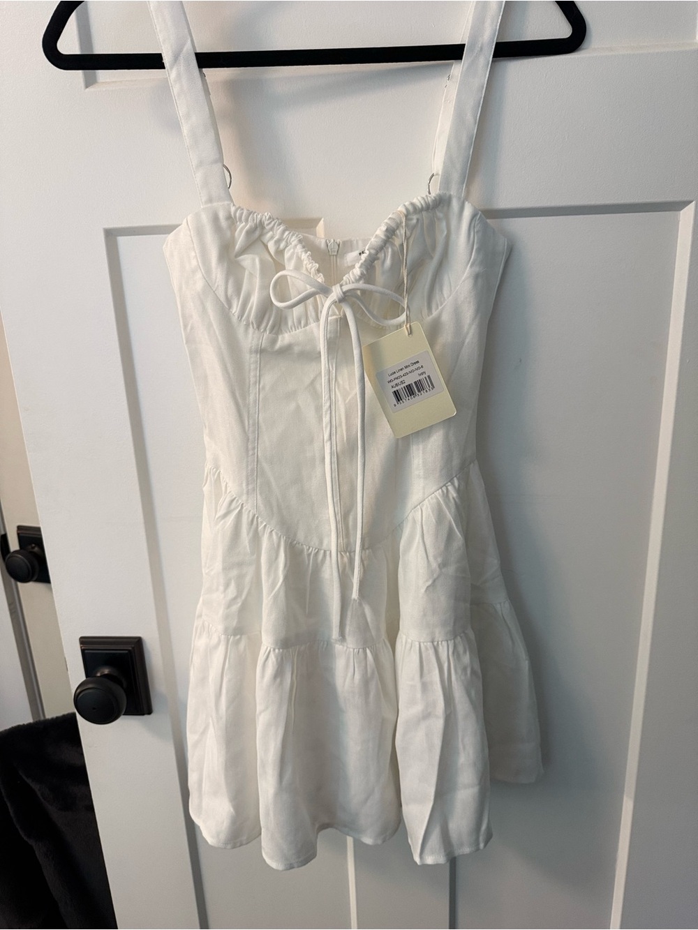 NWT Peppermayo White Tiered Corset Sundress “Lucie Linen” - Picture 7 of 9